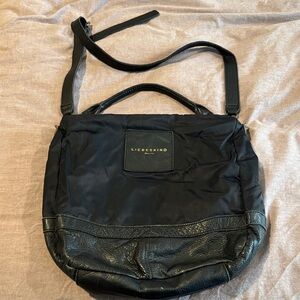 Liebeskind Black Nylon and Leather Bag